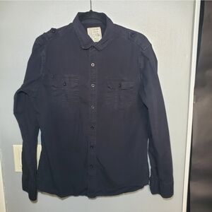 Colours Alexander Julian button down M. approximate flat measurements in photos.